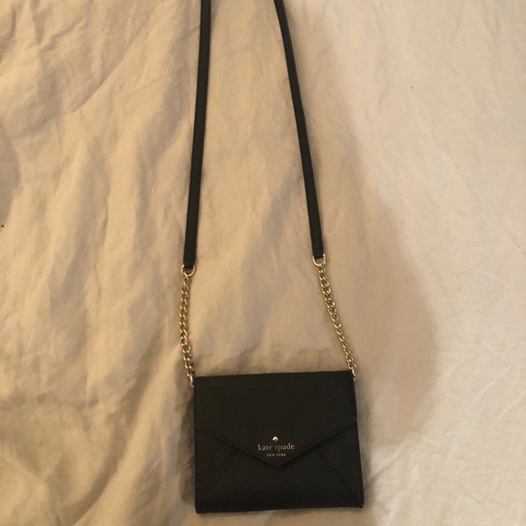 kate spade Handbags - Black Kate Spade envelope crossbody purse